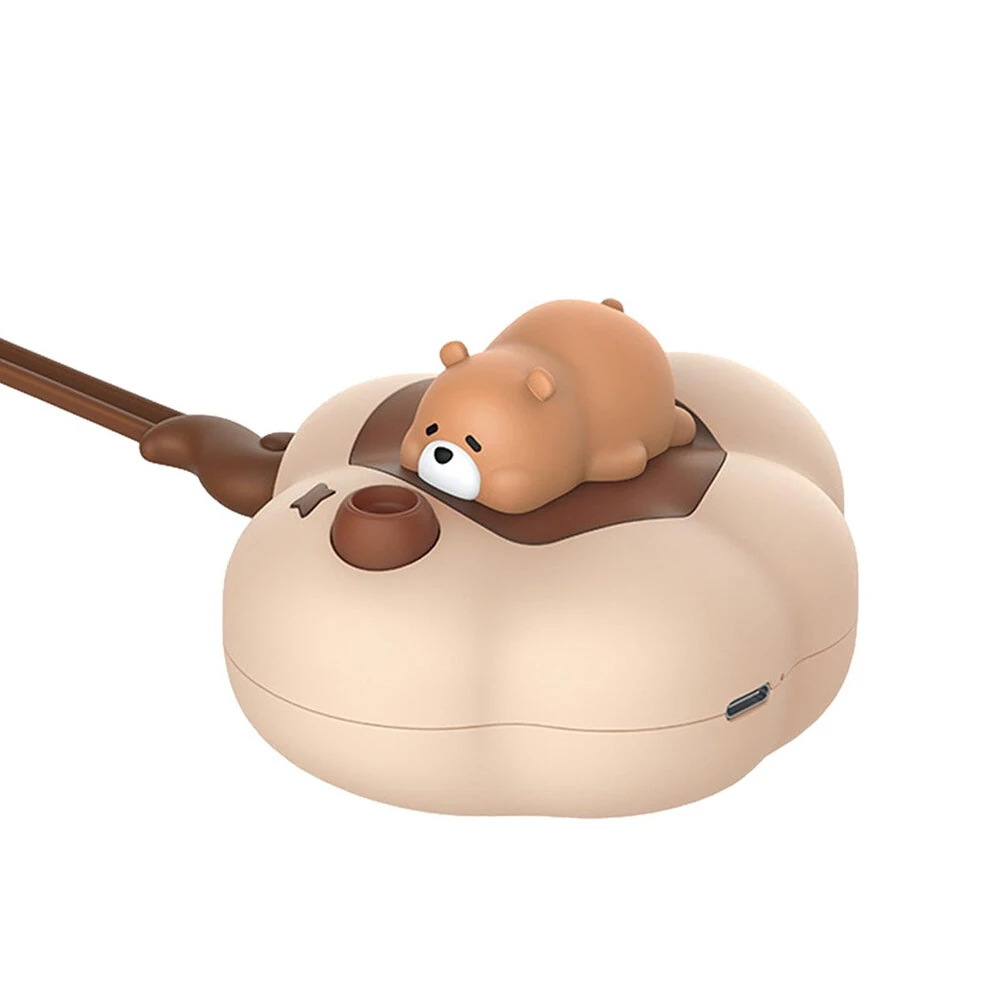 (image for) 2 In 1 Pocket Hand Warmer Cute Animal Shape Silicone Heated Hand Warmers USB Rechargeable Hand Warmers with 2 Heat Modes